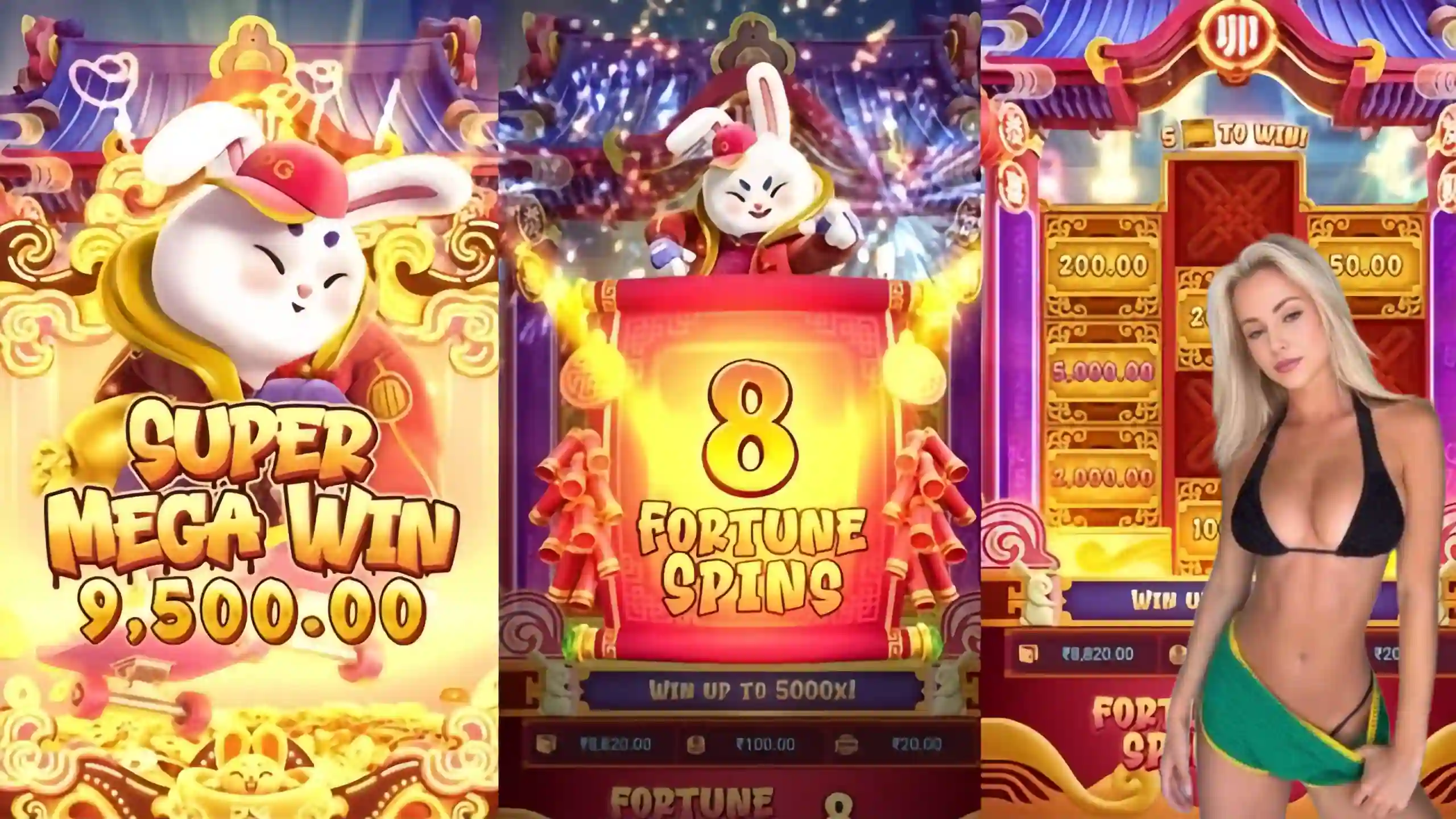 Wild Expansivo Fortune Rabbit 55ff - Coelho Dourado que Expande